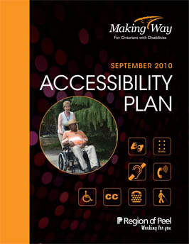 Accessibility Planning Program 2010 Cover
