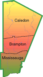 Region of Peel Map