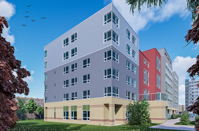 Rendering of future Pathway Arbour Mill.