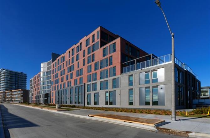 Credit River Way in Mississauga, a project part of the Peel Community Housing Development Program.
