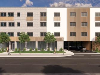 Creekside exterior rendering front