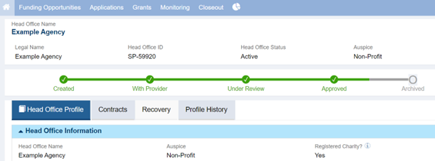 Complete or update your Service Provider Profile Step by step guide to updating your profile