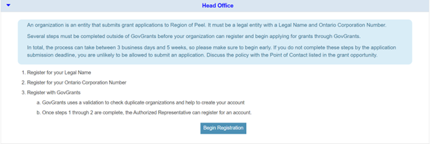 Registering in GovGrants Step by step guide to register