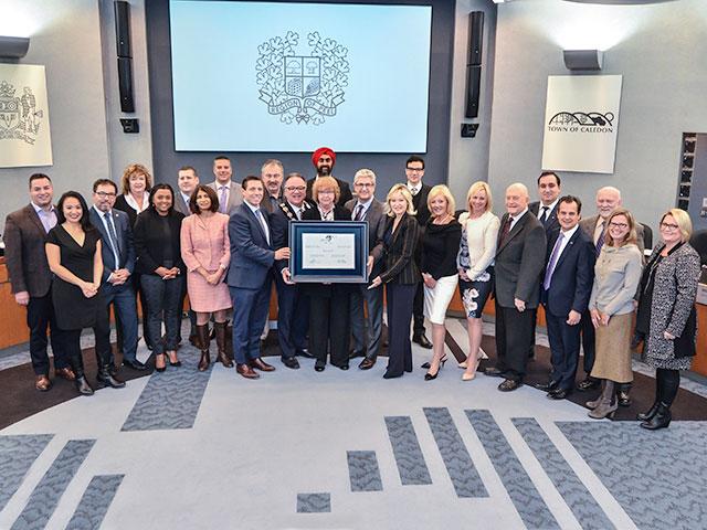Excellence Canada Award Presentation group 