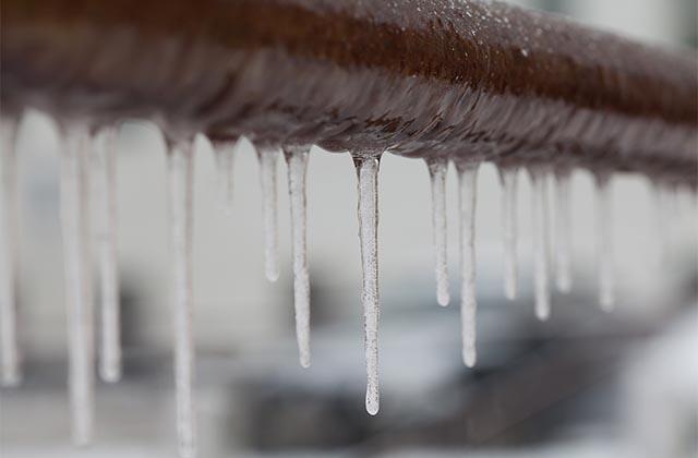 Frozen pipe