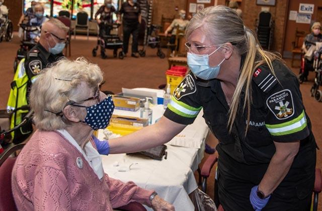 Paramedic and Peel living resident