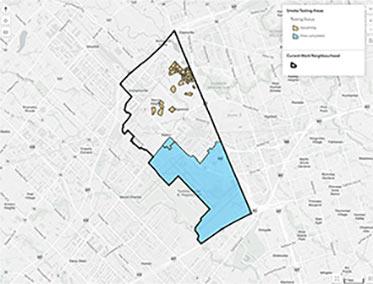 Smoke Testing in Peel Region Map