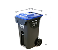 medium recycling bin